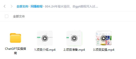 24年最火项目！卖ChatGPT教程月入过万，操作简单